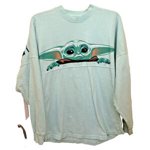 Disney Star Wars The Mandalorian Baby Yoda Spirit Jersey Top - Size X-Small